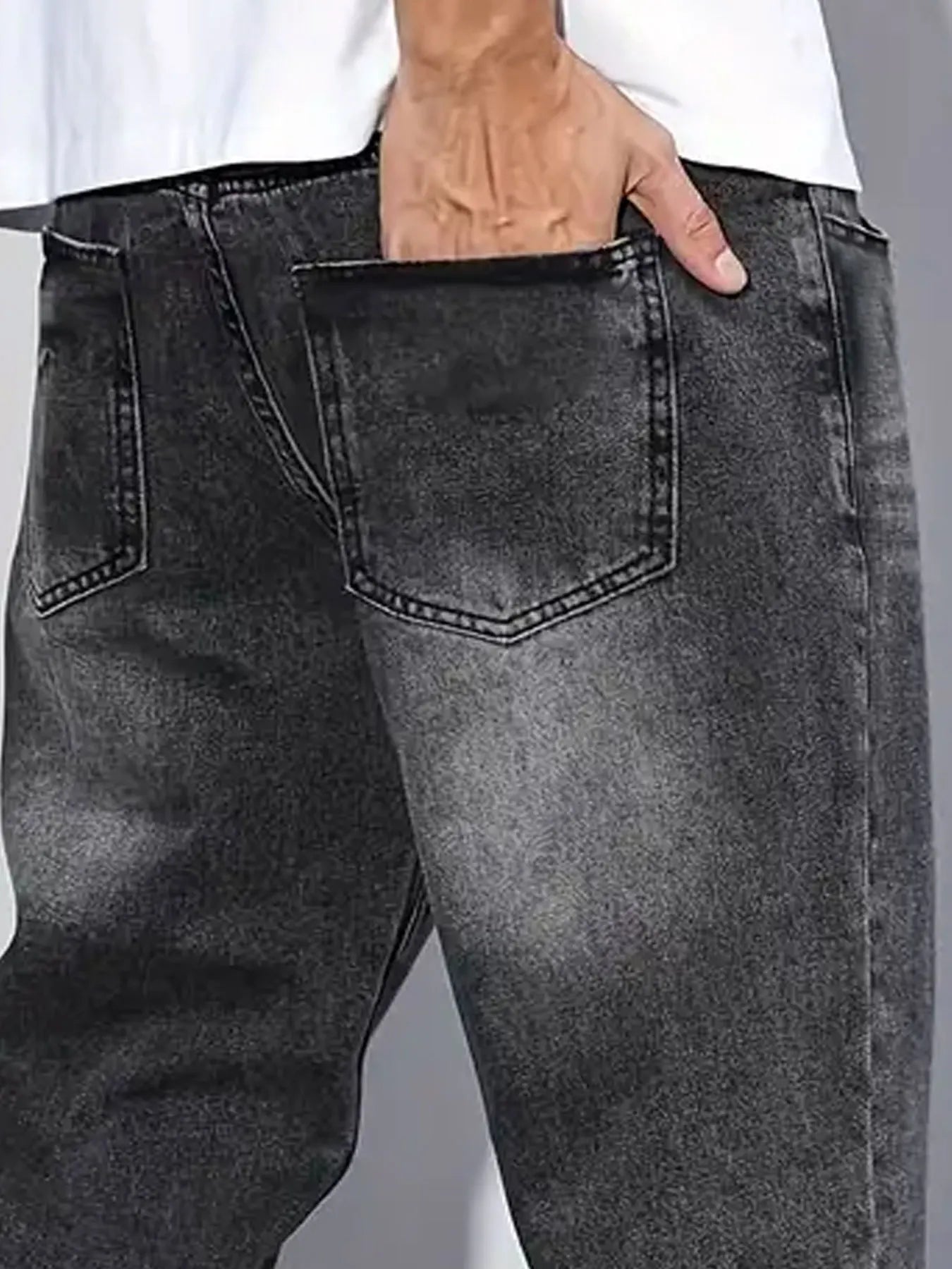 Vaqueros Hombre Clásicos Pierna Recta | Jeans 65% Algodón Premium