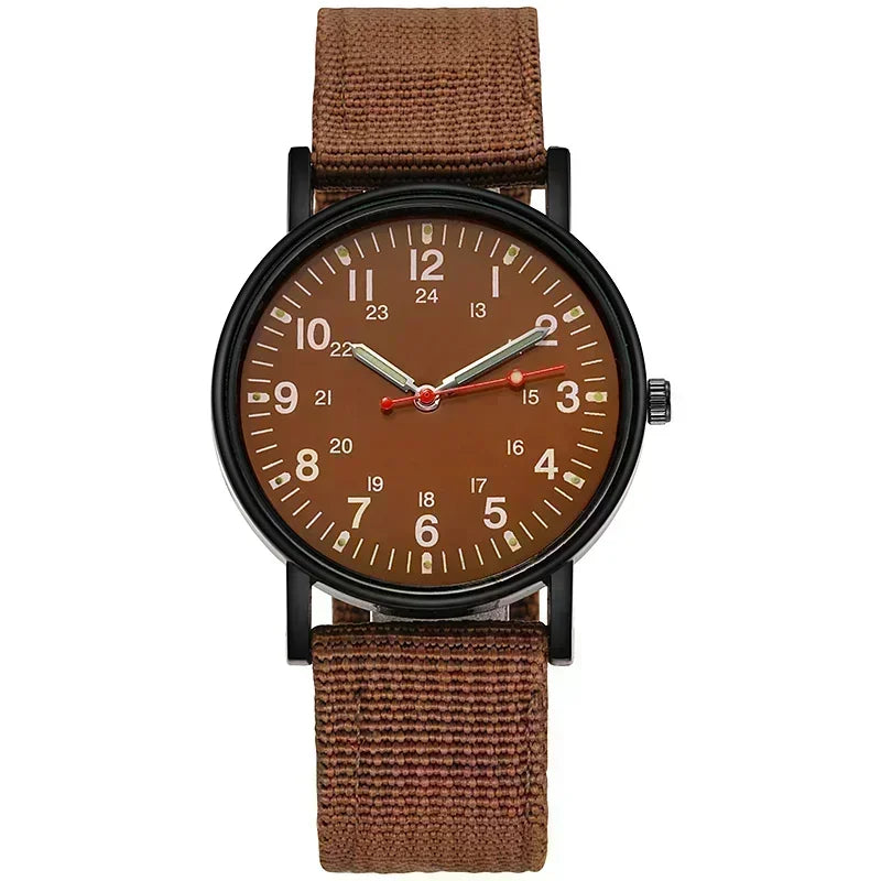 Reloj Fashion Luxury para Hombre - Cuarzo Gran Esfera Luminoso Resistente al Agua