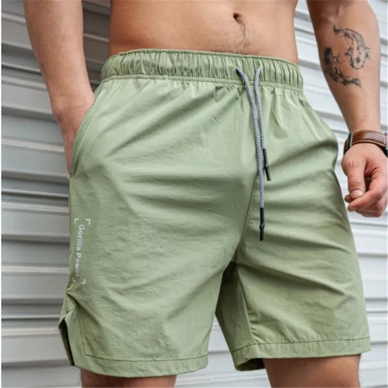 Shorts Ligeros Hombre Running - Pantalones Fitness Secado Rápido Sentadillas