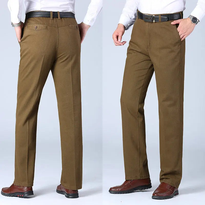 Pantalones Hombre Business Casual - Vestir Rectos Primavera Otoño Formales Sueltos