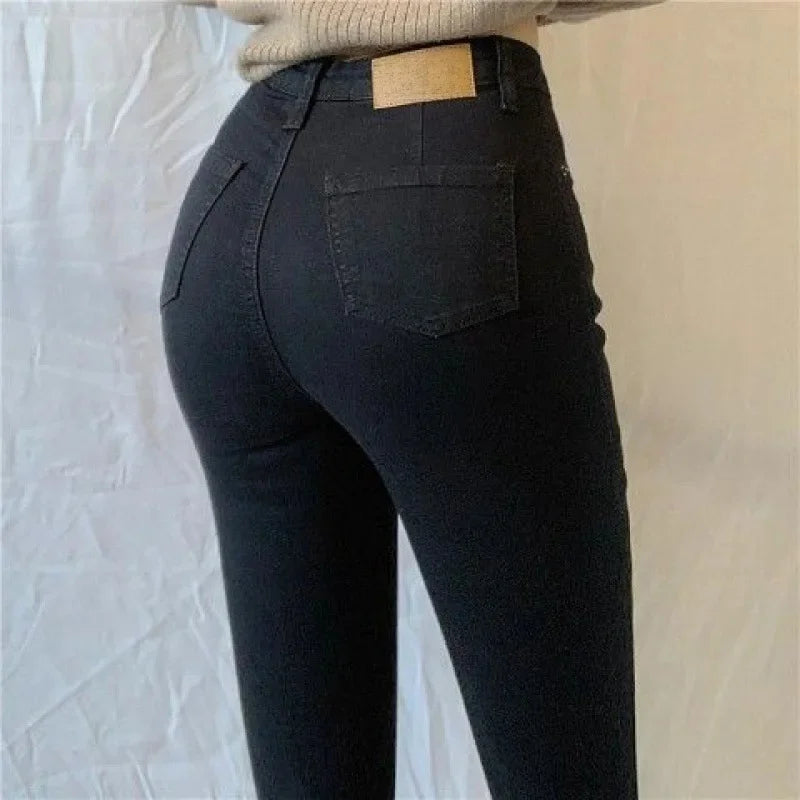 Vaqueros Mujer Push Up Tallas Grandes - Jeans Cintura Alta Ajustados