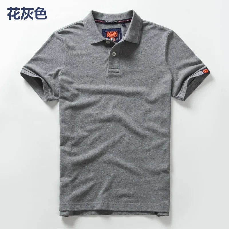 Polo Hombre Golf Algodón Otoño 2023 - Manga Corta Casual Simple Camisas