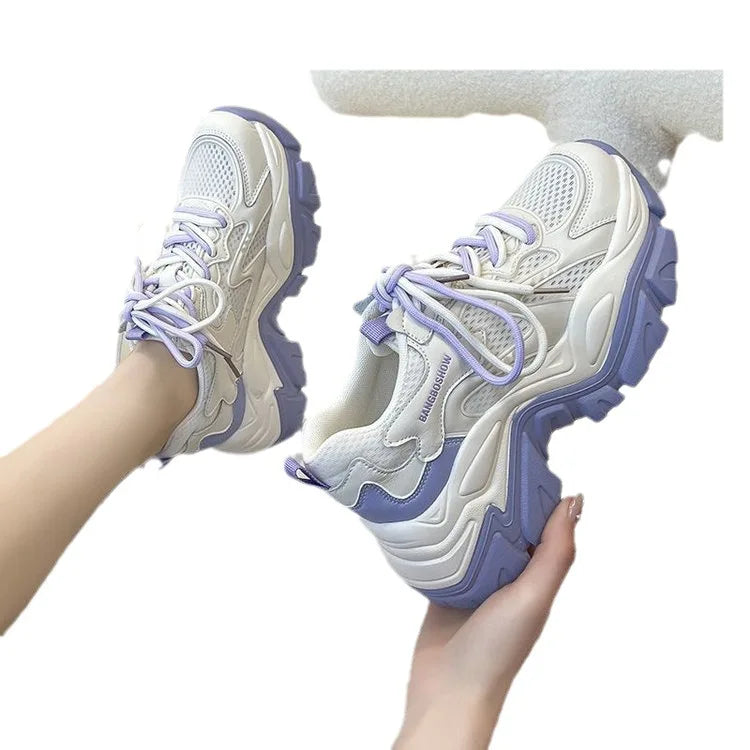 Sneakers Running Mujer Ligeros 2024 - Zapatillas Mesh Campus Casual Trendy