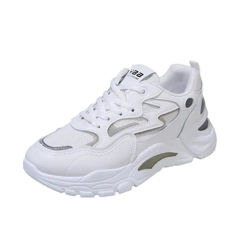 Sneakers Chunky Mujer Aumenta Altura - Zapatillas Plataforma Mesh Transpirables