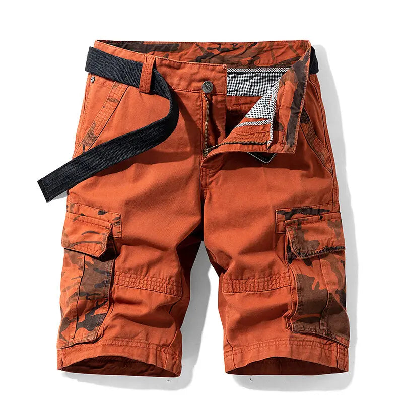 Shorts Trabajo Hombre Outdoor - Pantalones Casuales Senderismo Verano 2025