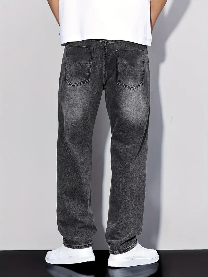 Vaqueros Hombre Clásicos Pierna Recta | Jeans 65% Algodón Premium