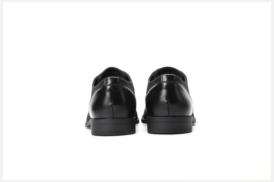 Zapatos Vestir Hombre BHKH Cordones - Casual Negro Business Trabajo Oficina Social