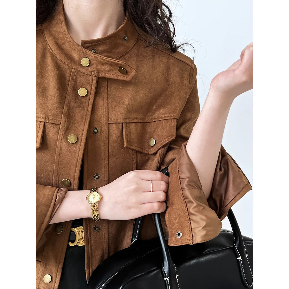 Chaqueta Mujer Otoño 2025 - Cazadora Casual Estilo Motociclista