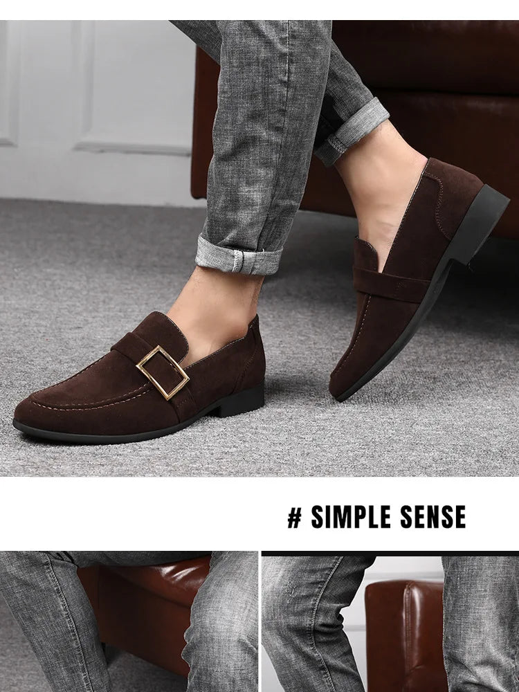 Mocasines Hombre Business Casual - Vestir Ante Conducción Fashion Formales Sneakers 2023