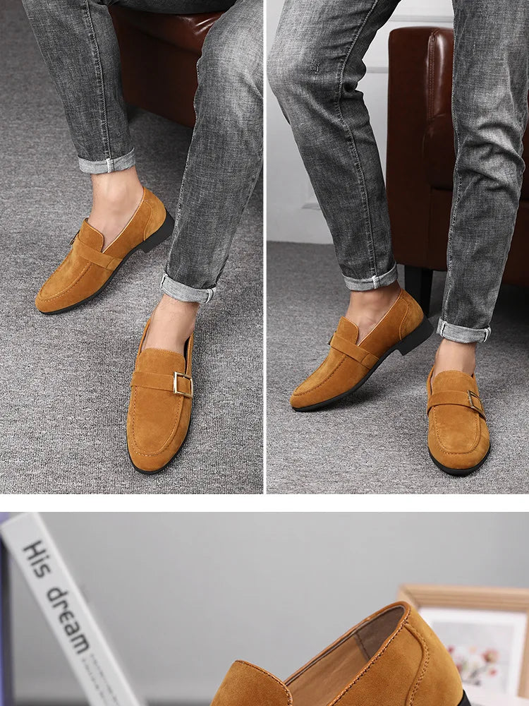 Mocasines Hombre Business Casual - Vestir Ante Conducción Fashion Formales Sneakers 2023