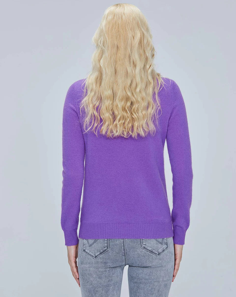 Suéter Mujer Lana Merino 100% - Jersey Cuello Alto Y2K Invierno