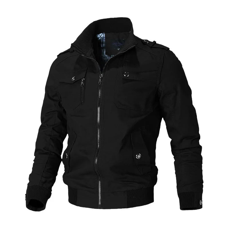 Chaqueta Bomber Hombre Casual Cortavientos - Jacket Primavera Otoño Slim