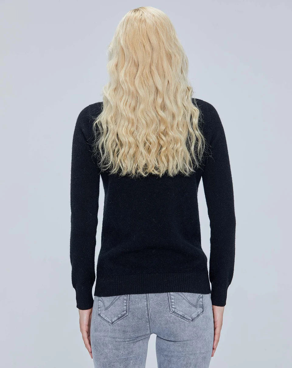 Suéter Mujer Lana Merino 100% - Jersey Cuello Alto Y2K Invierno