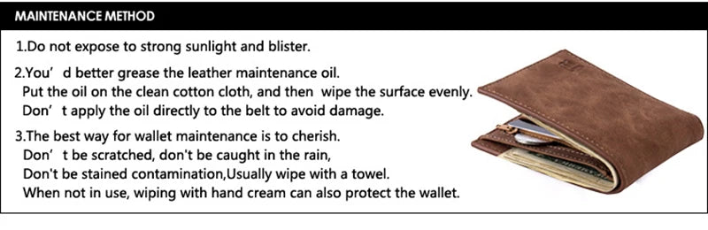 Cartera Hombre Cuero - Billetera Cremallera Tarjetero Monedero Clásica