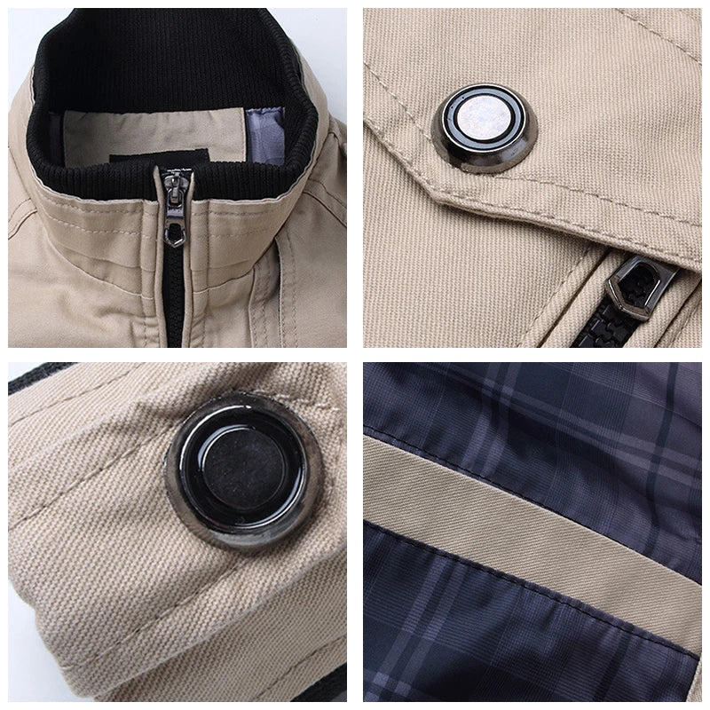 Chaqueta Bomber Hombre Casual Cortavientos - Jacket Primavera Otoño Slim