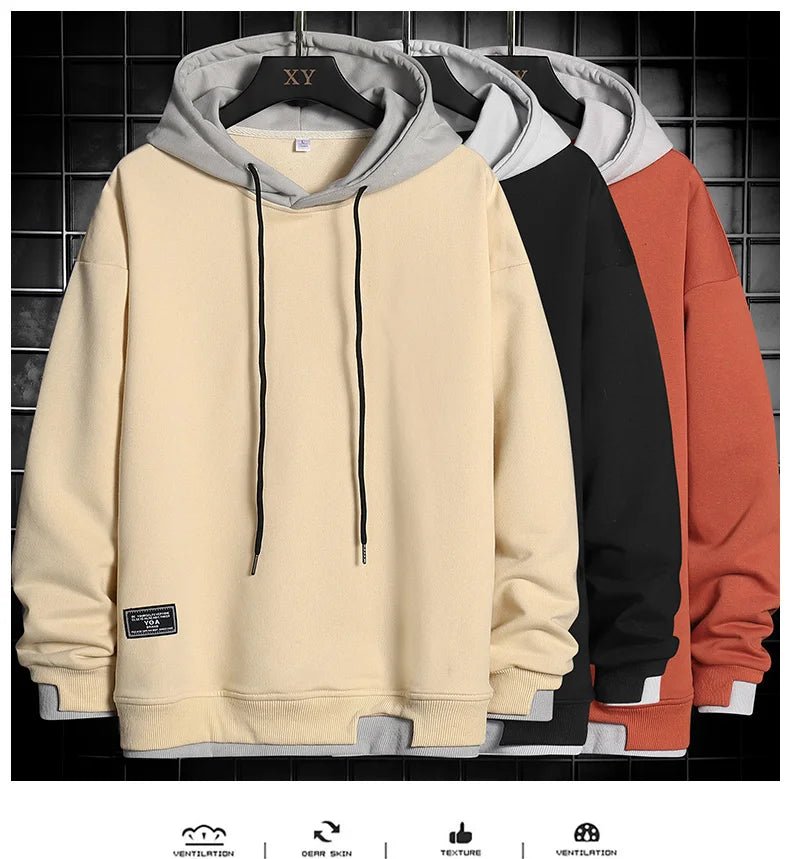 Sudadera Harajuku Hip Hop Hombre - Hoodie Oversized Pullover Sportswear