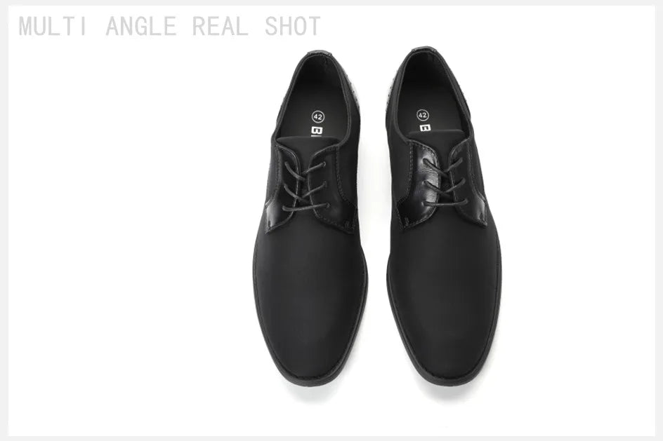 Zapatos Vestir Hombre BHKH Cordones - Casual Negro Business Trabajo Oficina Social