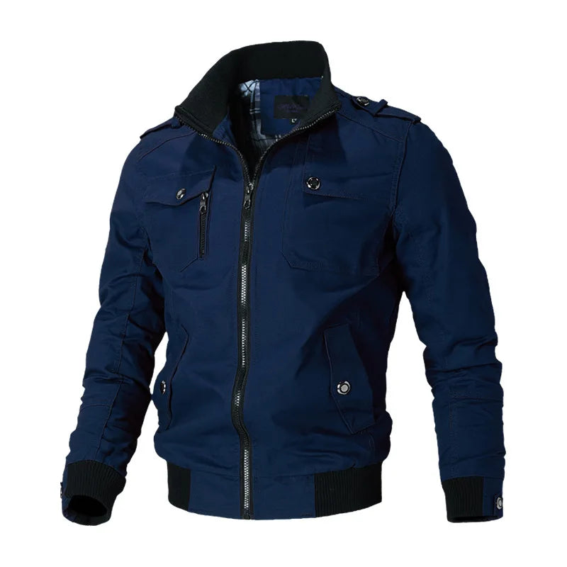 Chaqueta Bomber Hombre Casual Cortavientos - Jacket Primavera Otoño Slim