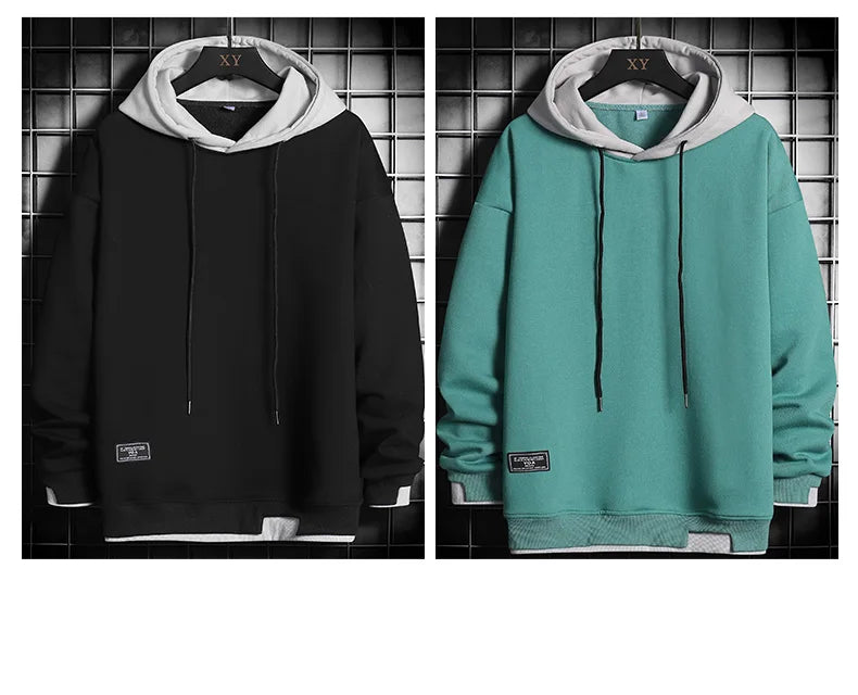 Sudadera Harajuku Hip Hop Hombre - Hoodie Oversized Pullover Sportswear