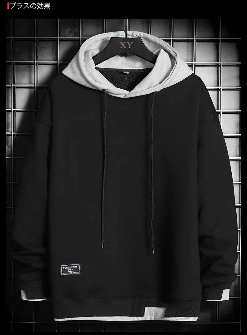 Sudadera Harajuku Hip Hop Hombre - Hoodie Oversized Pullover Sportswear