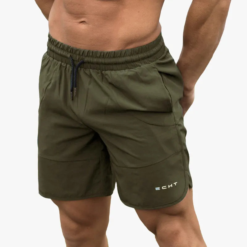 Shorts Gimnasio Hombre Fitness - Pantalones Cortos Secado Rápido Bodybuilding