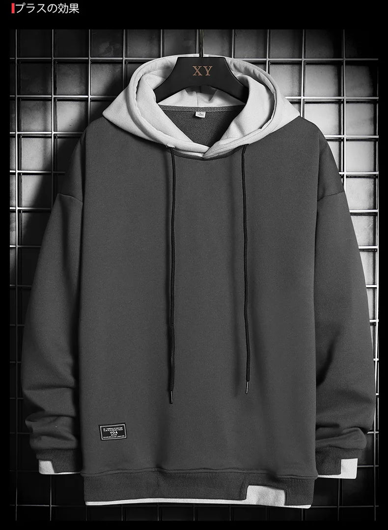 Sudadera Harajuku Hip Hop Hombre - Hoodie Oversized Pullover Sportswear