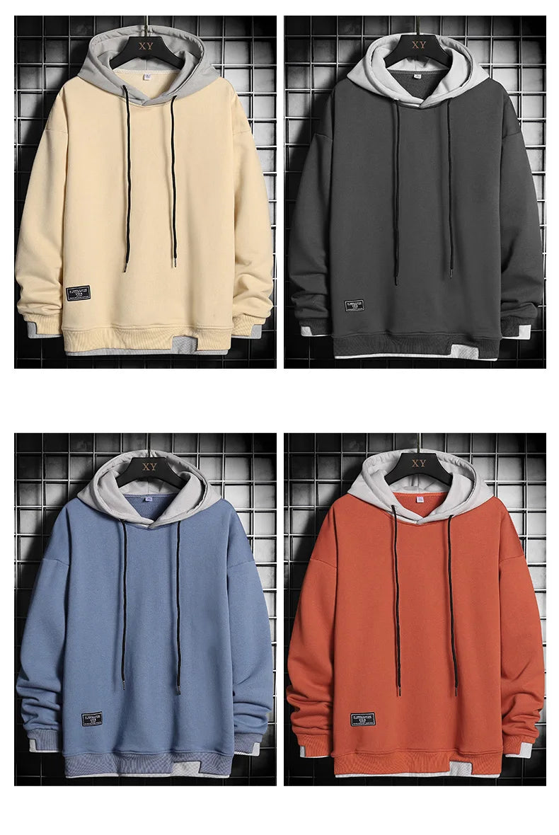 Sudadera Harajuku Hip Hop Hombre - Hoodie Oversized Pullover Sportswear