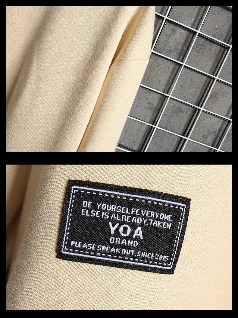 Sudadera Harajuku Hip Hop Hombre - Hoodie Oversized Pullover Sportswear