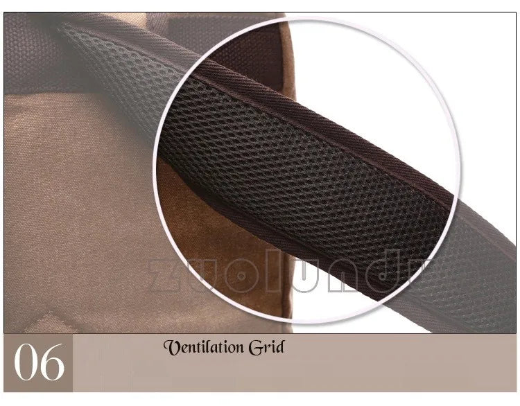 Mochila Canvas Vintage Hombre - Laptop Universidad Estudiante Escolar Adolescentes Gran Capacidad