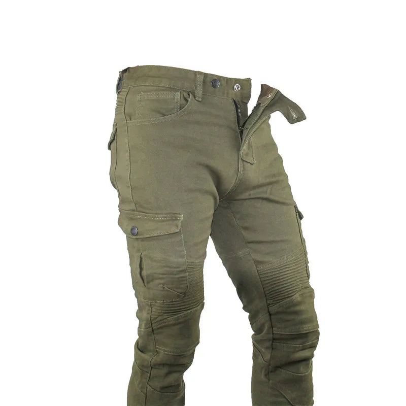 Jeans Hombre Motocicleta - Pantalones Moto Protección Verano Riding