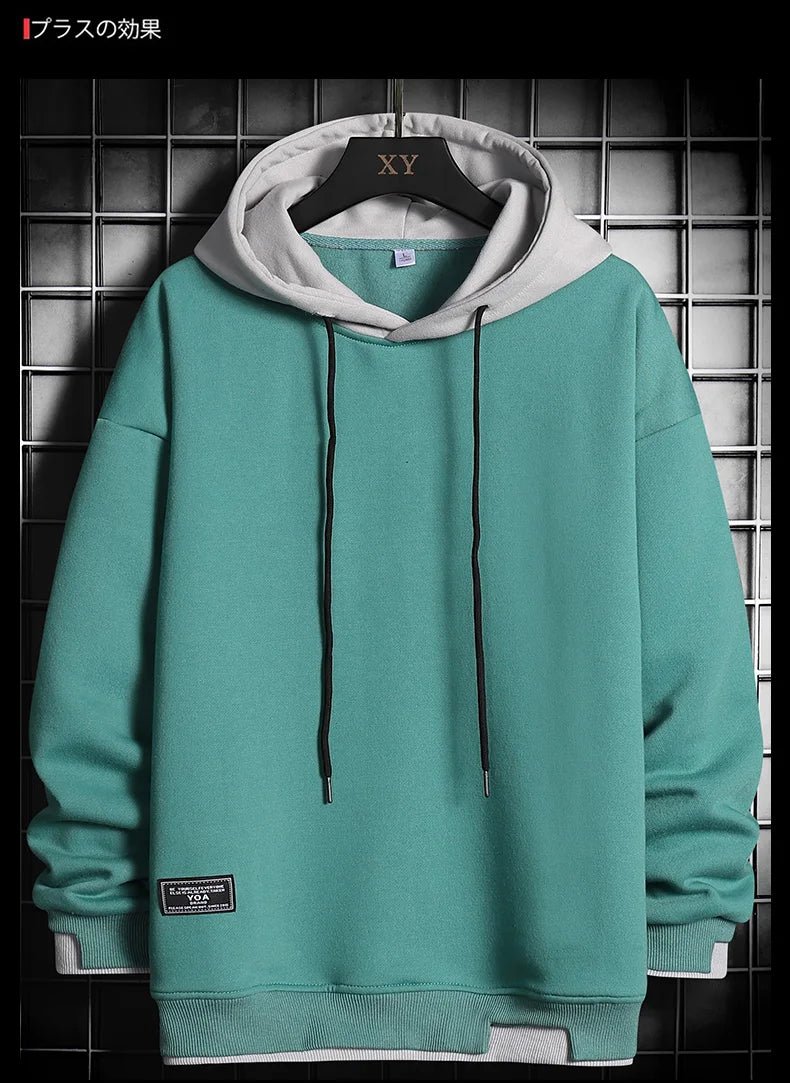 Sudadera Harajuku Hip Hop Hombre - Hoodie Oversized Pullover Sportswear