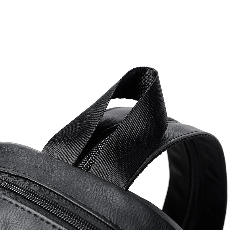 Mochila Pecho Pequeña Hombre Cuero PU - Bolsa Hombro Business Casual Crossbody