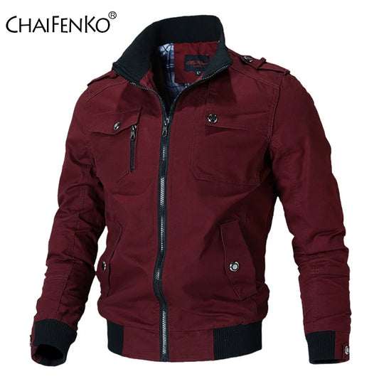 Chaqueta Bomber Hombre Casual Cortavientos - Jacket Primavera Otoño Slim