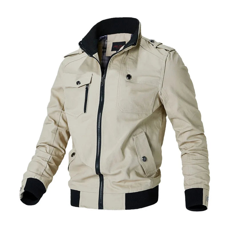 Chaqueta Bomber Hombre Casual Cortavientos - Jacket Primavera Otoño Slim