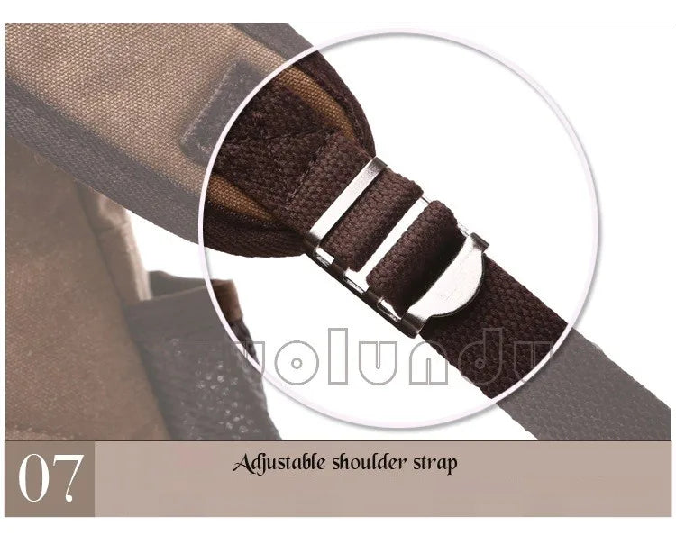 Mochila Canvas Vintage Hombre - Laptop Universidad Estudiante Escolar Adolescentes Gran Capacidad