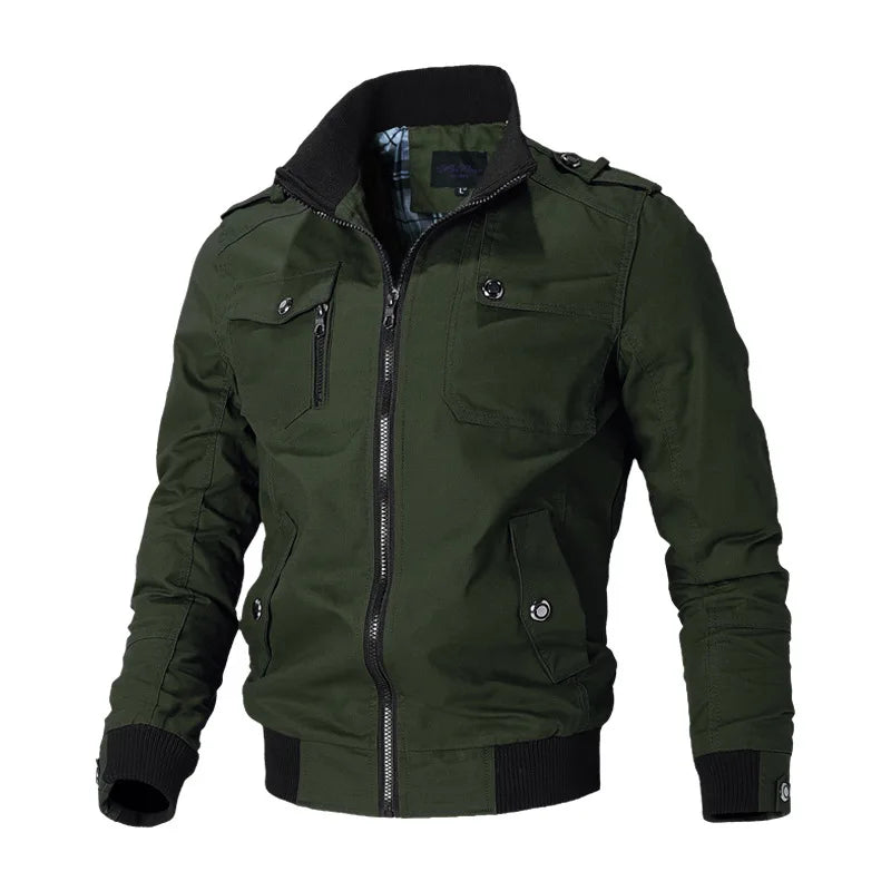 Chaqueta Bomber Hombre Casual Cortavientos - Jacket Primavera Otoño Slim