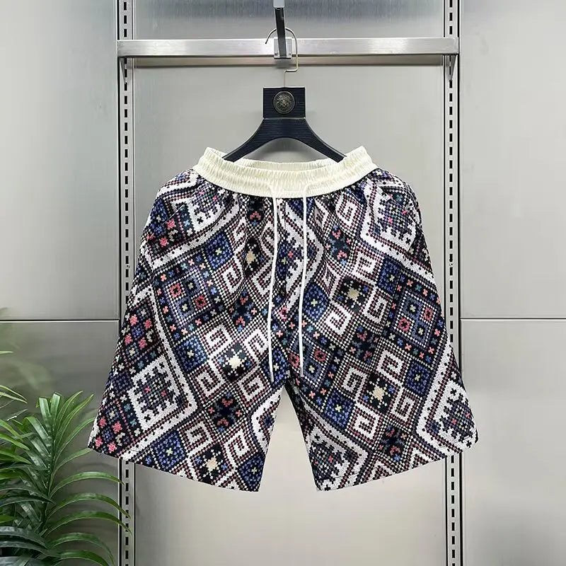 Bermudas Playa Hombre Y2K - Shorts Baggy Estilo Urbano Verano