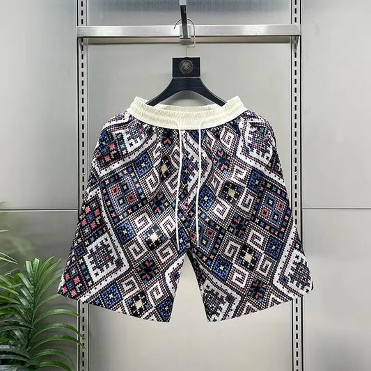 Bermudas Playa Hombre Y2K - Shorts Baggy Estilo Urbano Verano