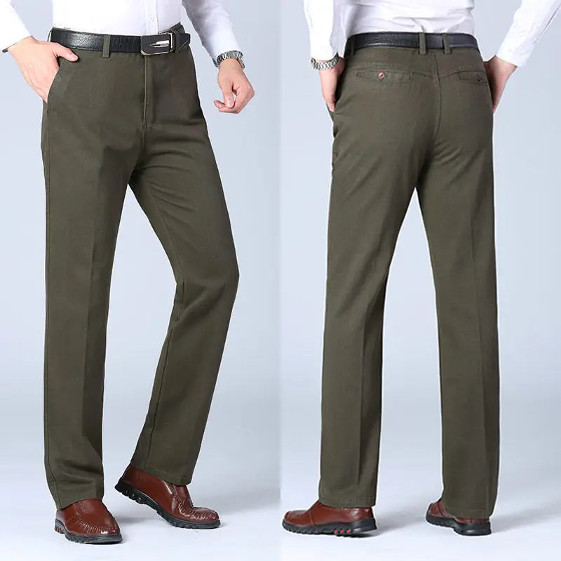Pantalones Hombre Business Casual - Vestir Rectos Primavera Otoño Formales Sueltos