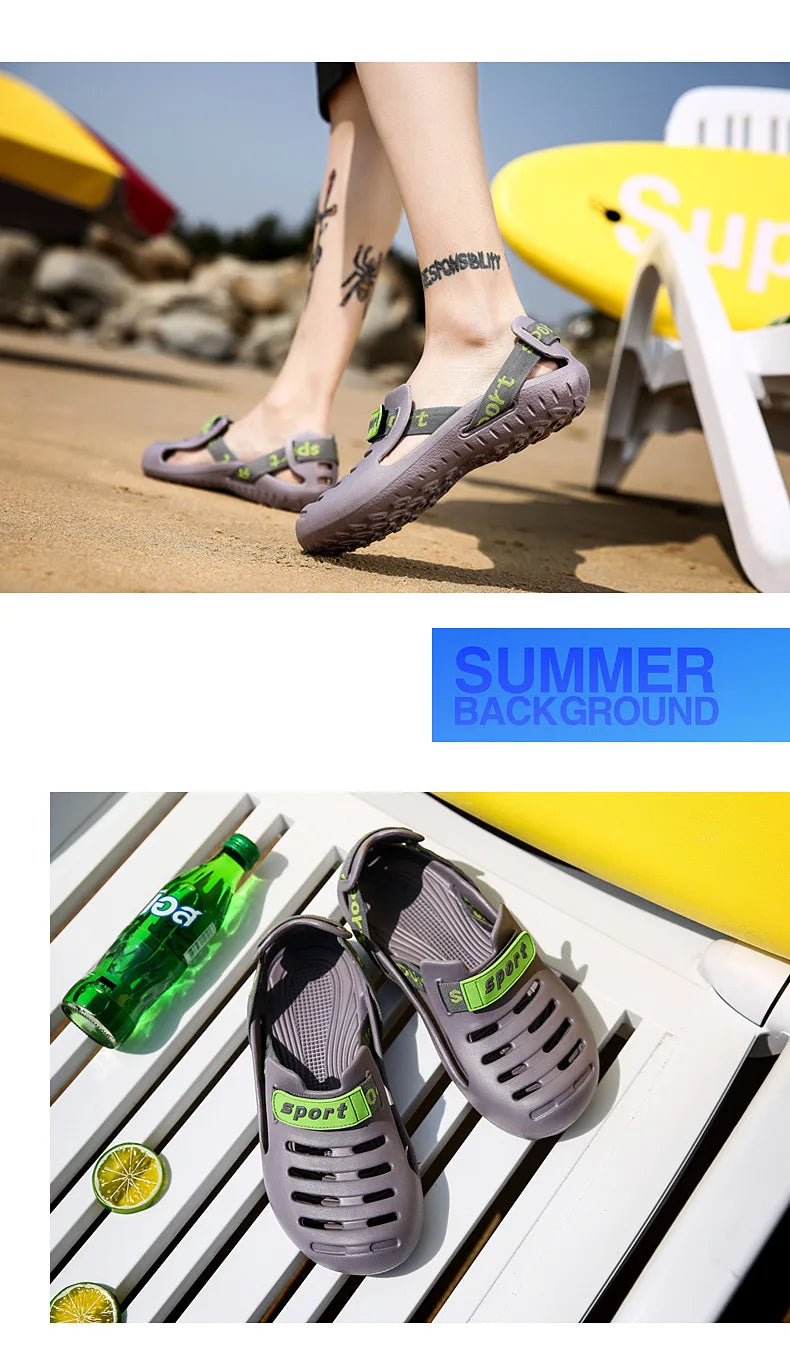 Sandalias Hombre Verano - Chanclas Playa Outdoor Antideslizantes Casual