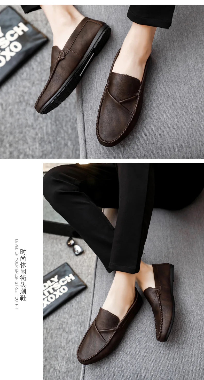 Mocasines Hombre Loafers Artesanales - Casual Cómodos Conducción Sneakers Designer 2023