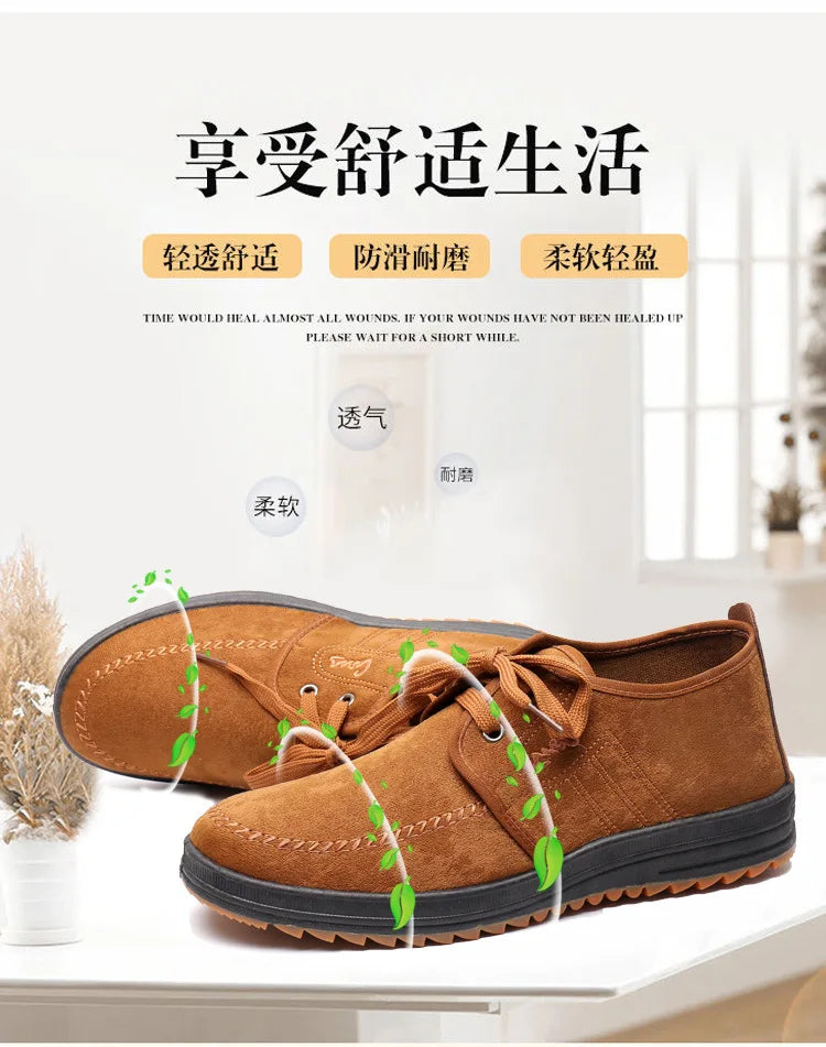 Zapatos Hombre Casual Transpirables - Loafers Sneakers 2023 Fashion Cómodos Planos Artesanales Retro Leisure