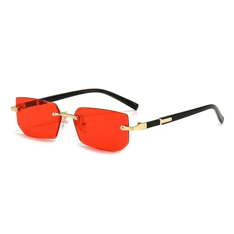 Gafas de Sol Rectangulares Sin Montura - Fashion Unisex Verano UV400