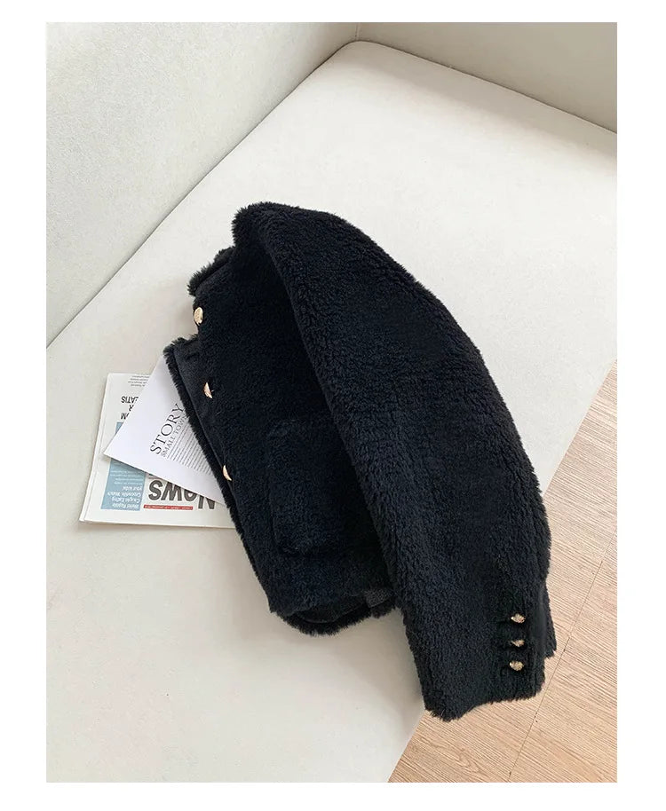 Chaqueta Piel Oveja Mujer Genuina - Chaqueta Shearling Cordero Invierno