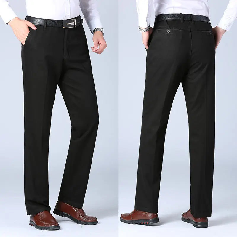 Pantalones Hombre Business Casual - Vestir Rectos Primavera Otoño Formales Sueltos