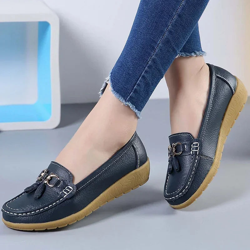 Zapatos Slip-On Mujer Ballet Flats - Moccasins Casual Planos Cómodos