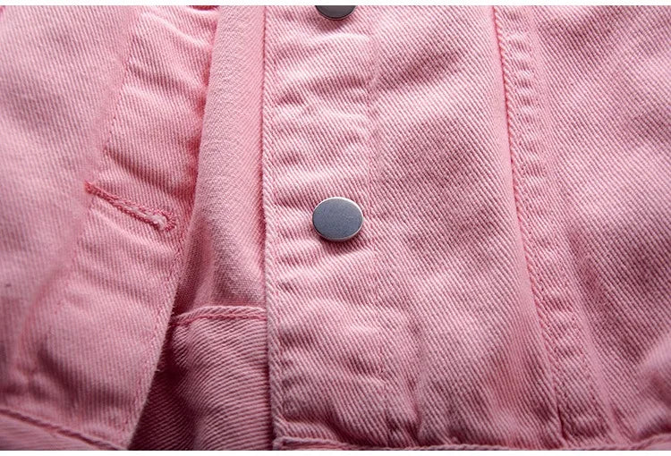 Chaqueta Denim Mujer Boyfriend - Jacket Jeans Oversize Colores 2023