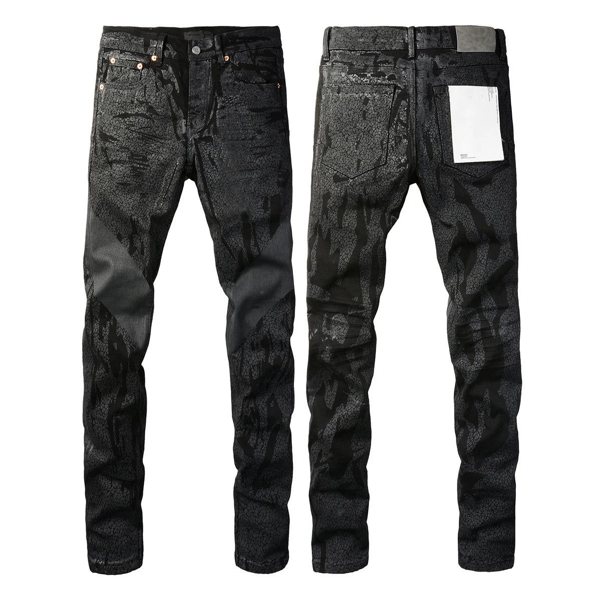 Vaqueros Hombre 2025 High Street Rotos - Jeans Skinny Desgastados Azul Cintura Baja Fashion