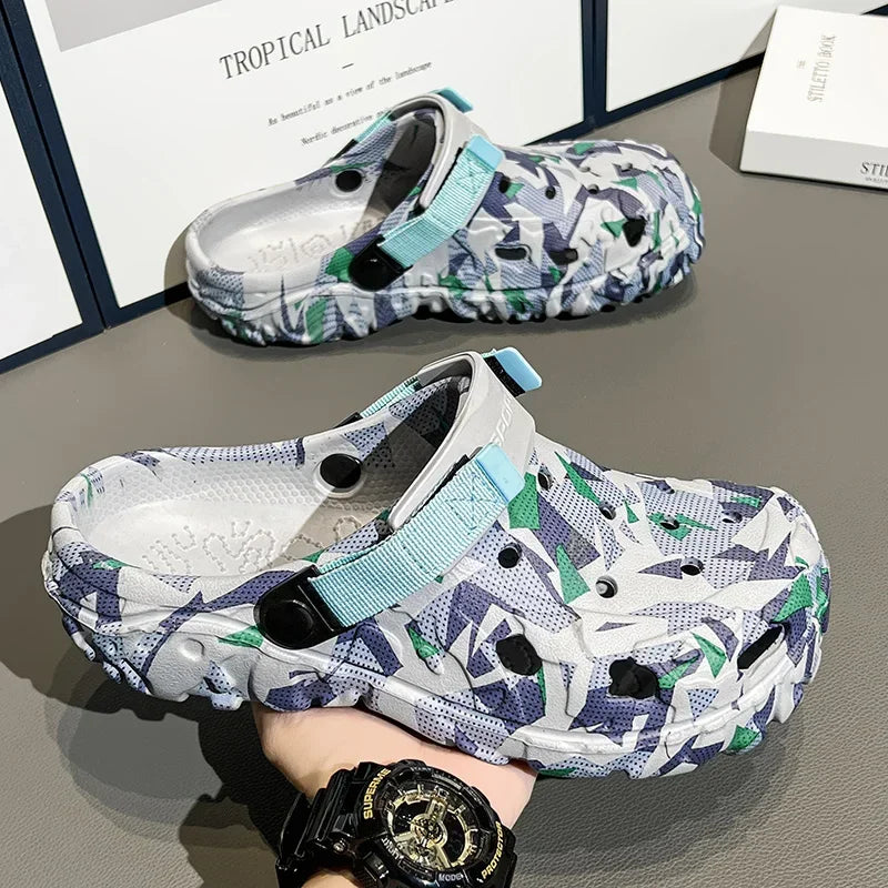 Chanclas Hombre Verano Playa - Sandalias Antideslizantes Outdoor Casual