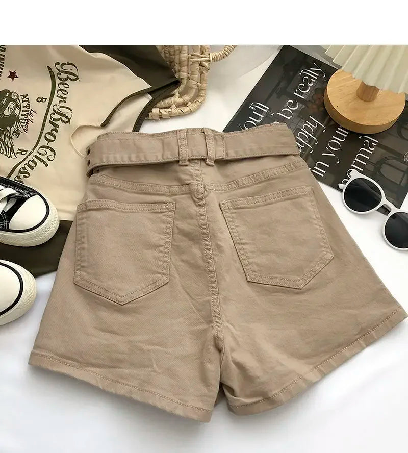 Falda Denim Mini Mujer Cargo - Falda Vaquera Bolsillos Cintura Alta 2025